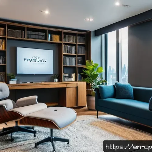 임상심리사 연봉 동향 - A modern clinical psychologist’s private office in a metropolitan city, featuring a cozy yet profess...